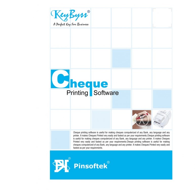 KeyByss - The Easiest Cheque Printing Software